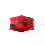 Bright Red Rose Flower Beautiful Floral Adult Cloth Face Mask