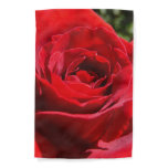 Bright Red Rose Flower Beautiful Floral Garden Flag
