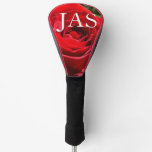 Bright Red Rose Flower Beautiful Floral Golf Head Cover