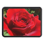 Bright Red Rose Flower Beautiful Floral Tow Hitch Cover