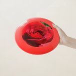 Bright Red Rose Flower Beautiful Floral Wham-O Frisbee