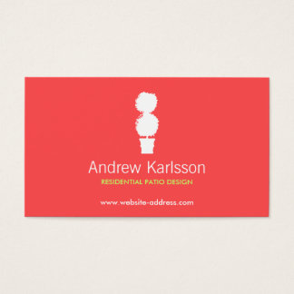 Red White Business Card Template Zazzle