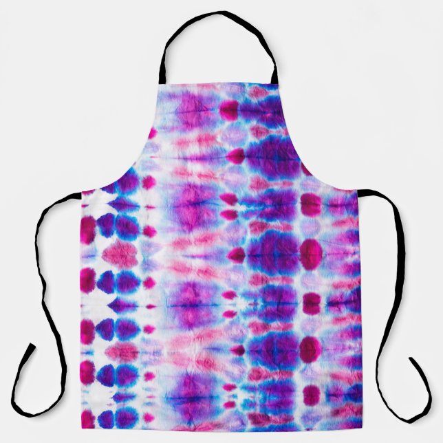 Bright Red Yellow Abstract Art Apron (Front)