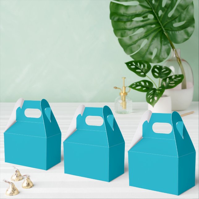 Bright Rich Sky Blue Favor Boxes (Multiple)
