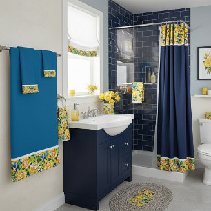 Bright roses bath towel set