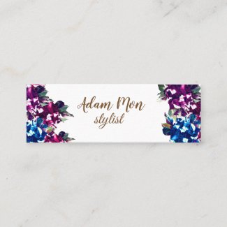 Bright Roses Mini Business Card