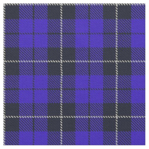 Bright royal blue cobalt palid white/black stripe fabric