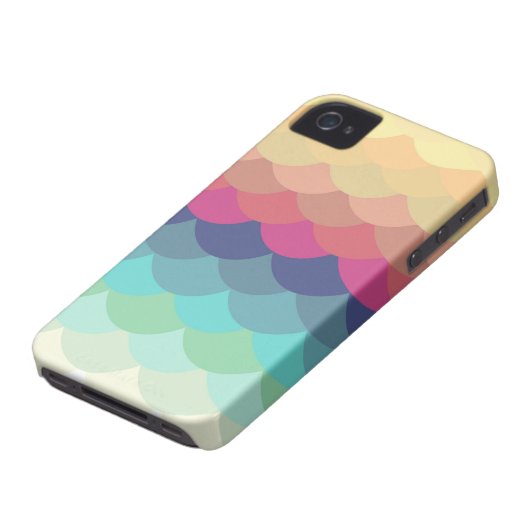 Bright Scallop Summer Pattern iPhone 4/4S Case (Bottom)