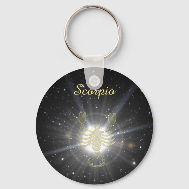 Bright Scorpio Keychain (Front)