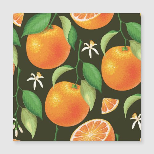 Bright seamless orange pattern design