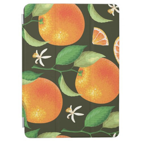 Bright seamless orange pattern design iPad air cover