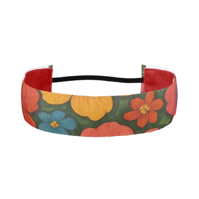 Bright Seamless Wildflower Pattern  Athletic Headband (Front)