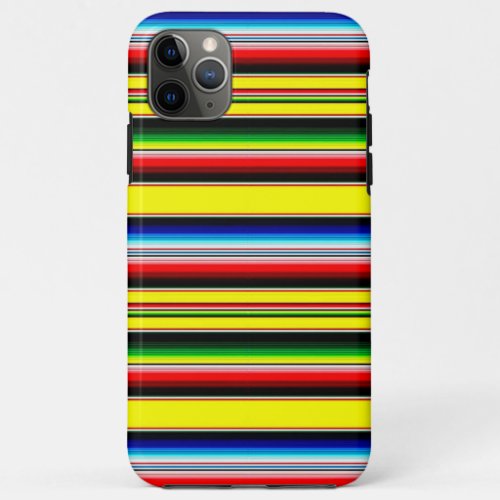Bright serape stripes iPhone 11 pro max case
