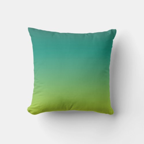 Bright Shades of Lime Throw Pillow
