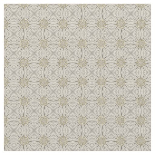 Bright Silver Christmas Stars - fabric