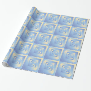 bright sky colors wrapping paper