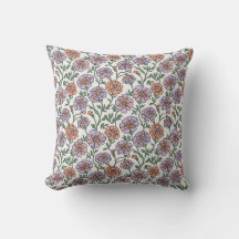 Bright Sky Marigold Throw Pillow Print