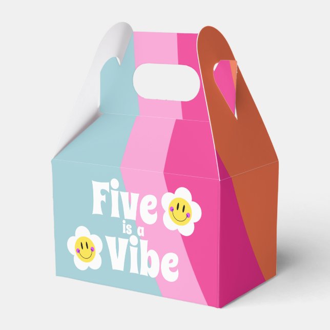 Bright Smiley Five is a Vibe Favor Box (Front Side)