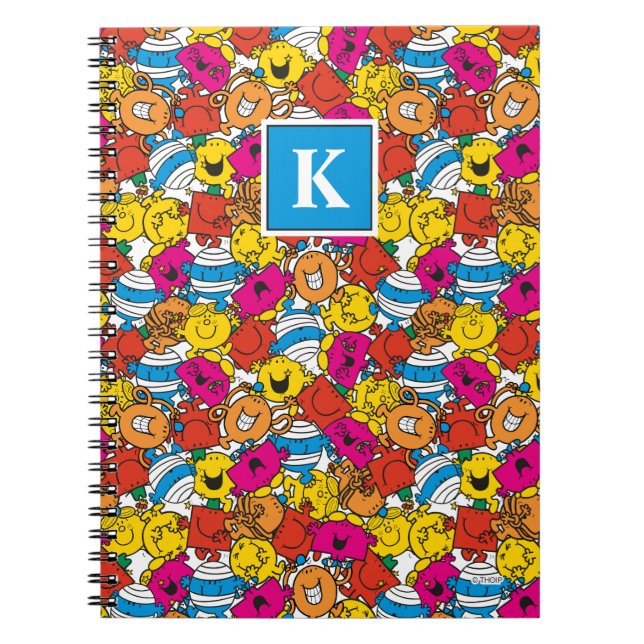 Bright Smiling Faces | Monogram Notebook (Front)