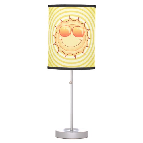 Bright Smiling Sun Table Lamp