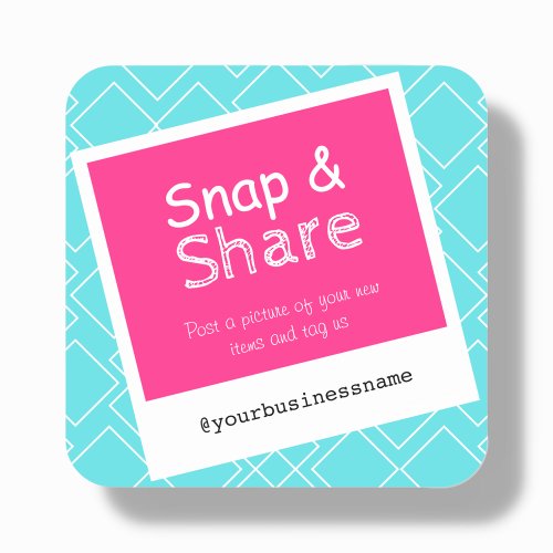 Bright Snap  Share Social Media Business Labels