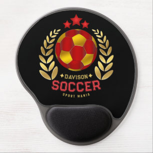 Bright Soccer Logo Personalized Design Gel Mouse Pad