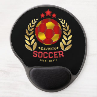 Bright Soccer Logo Personalized Design Gel Mouse Pad