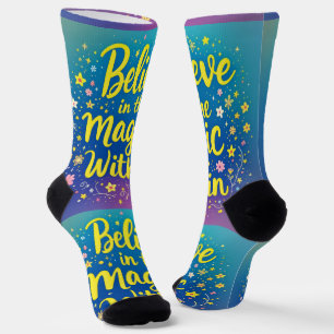 Bright Socks Believe In The Magic Within 0039472