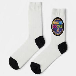Bright Socks Bright White With Logo