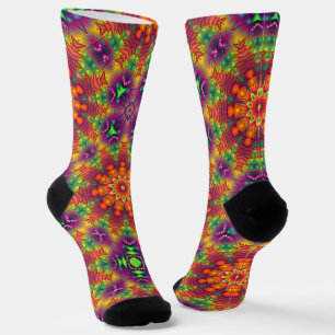 Bright Socks Fractal Seamless Patterns 0041981