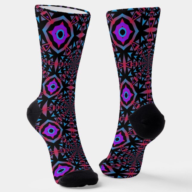 Bright Socks Fractal Seamless Patterns 0041999 (Angled)