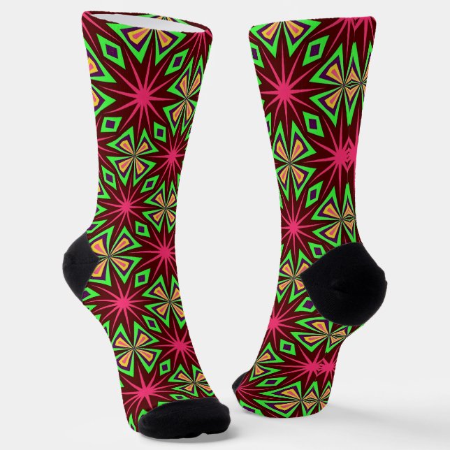 Bright Socks Fractal Seamless Patterns 0042000 (Angled)
