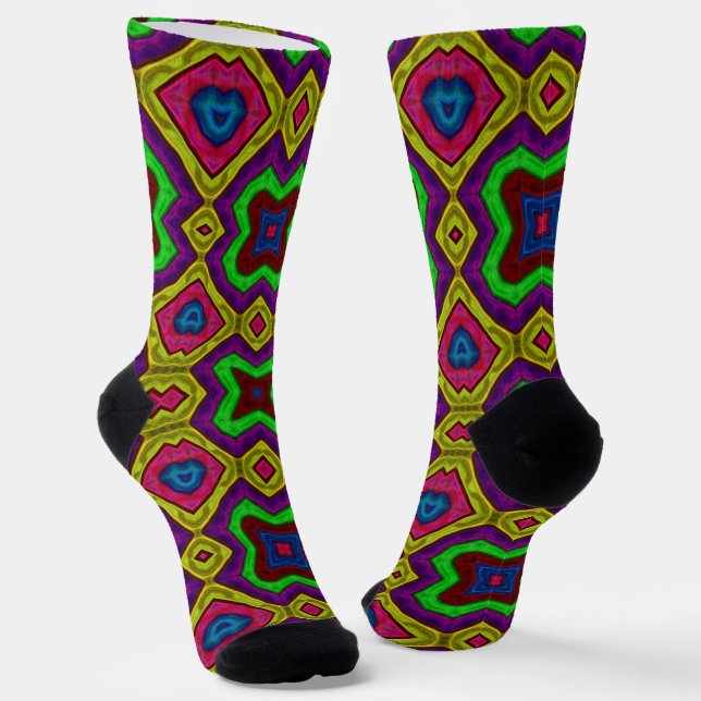 Bright Socks Fractal Seamless Patterns 0042021 (Angled)