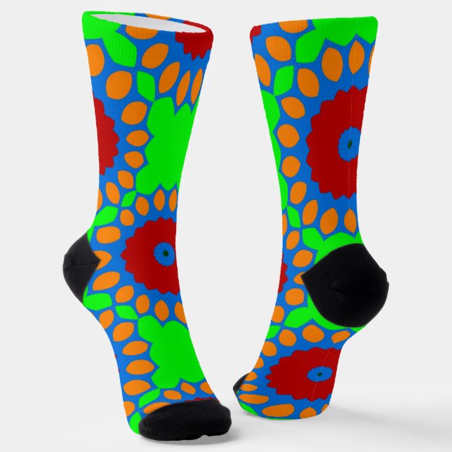 Bright Socks Fractal Seamless Patterns 0042037 (Angled)