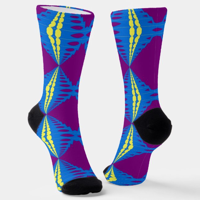 Bright Socks Fractal Seamless Patterns 0042039 (Angled)