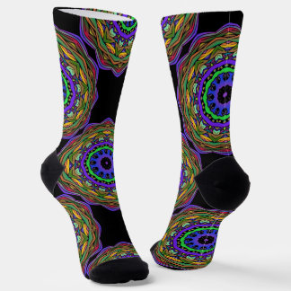 Bright Socks Fractal Seamless Patterns 0042100