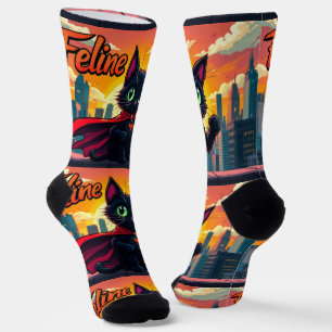 Bright Socks RANDOPIX Art Socks Feline 0039500