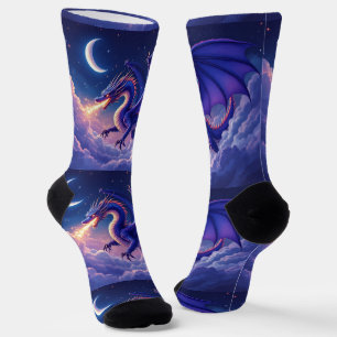 Bright Socks RANDOPIX Moon Dragon 0039525