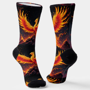 Bright Socks Rock Fire Bird Socks 0040764