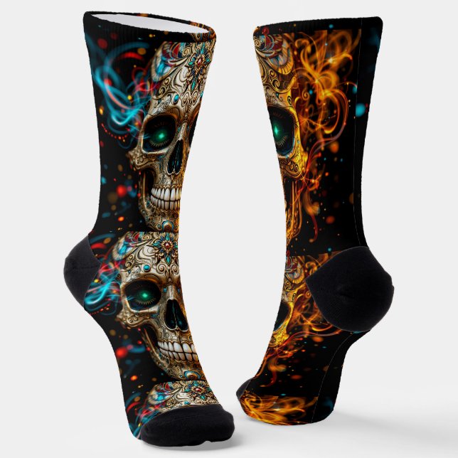 Bright Socks Skull Pics 0037647 (Angled)