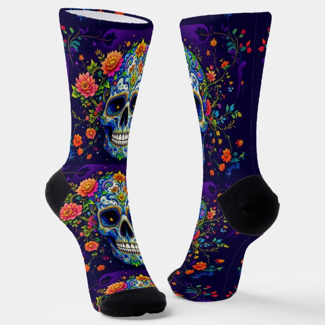 Bright Socks Skull Pics 0037715 (Angled)