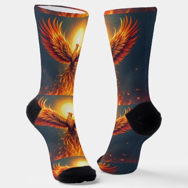Bright Socks Sun Bird Motivational Art 0044012 (Angled)