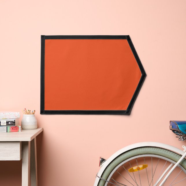 Bright Solid Orange Background  Pennant (Insitu 2)