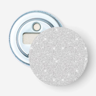 Bright Sparkle White Silver Color Merry Christmas Bottle Opener