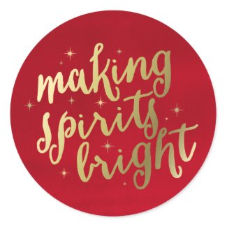 Bright Spirits | Holiday Stickers