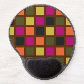 Bright Squares Gel Mousepad by ComicDaisy at Zazzle