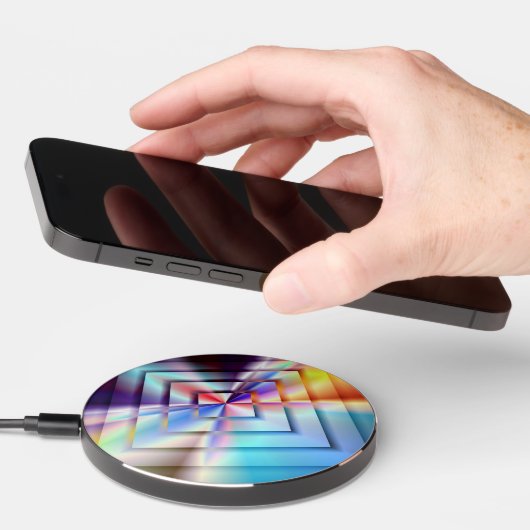 Bright Squares Wireless Charger (Hand)