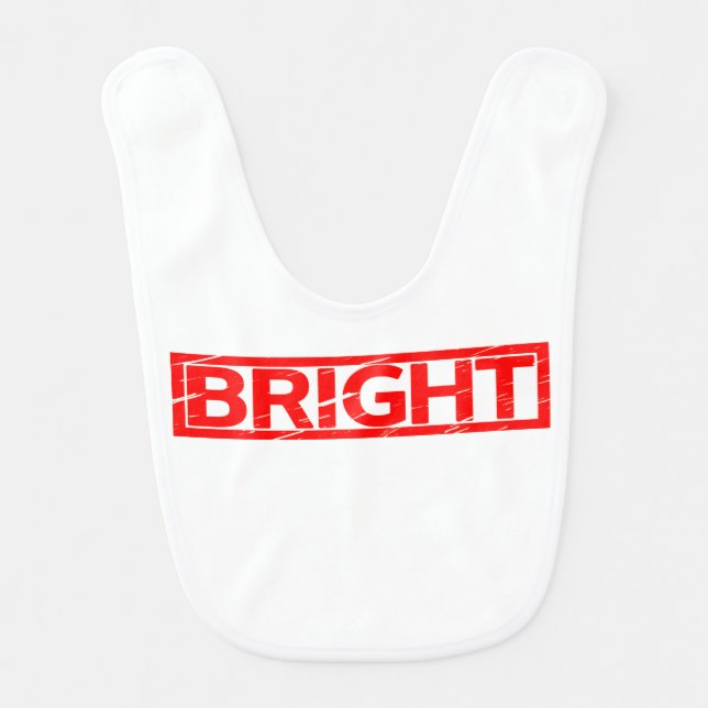 Bright Stamp Baby Bib (Front)