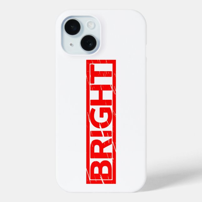 Bright Stamp Case-Mate iPhone Case (Back)