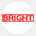 Bright Stamp Classic Round Sticker